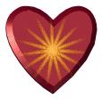 Gif animé coeur soleil